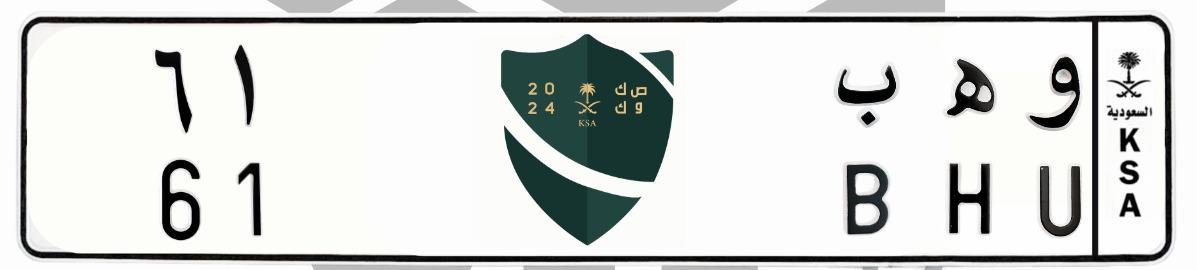 لوحة و ه ب 61